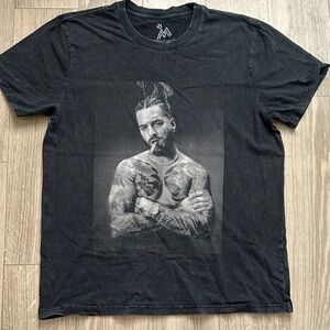 Maluma Men's Black Graphic T-Shirt